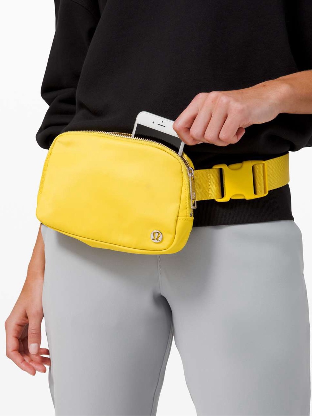 lululemon athletica Bright Yellow Belt Bag